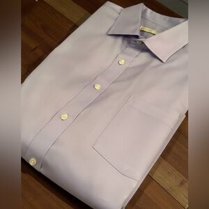 MICHAEL Michael Kors Men’s Light Purple Dress Shirt Size 17 32/33